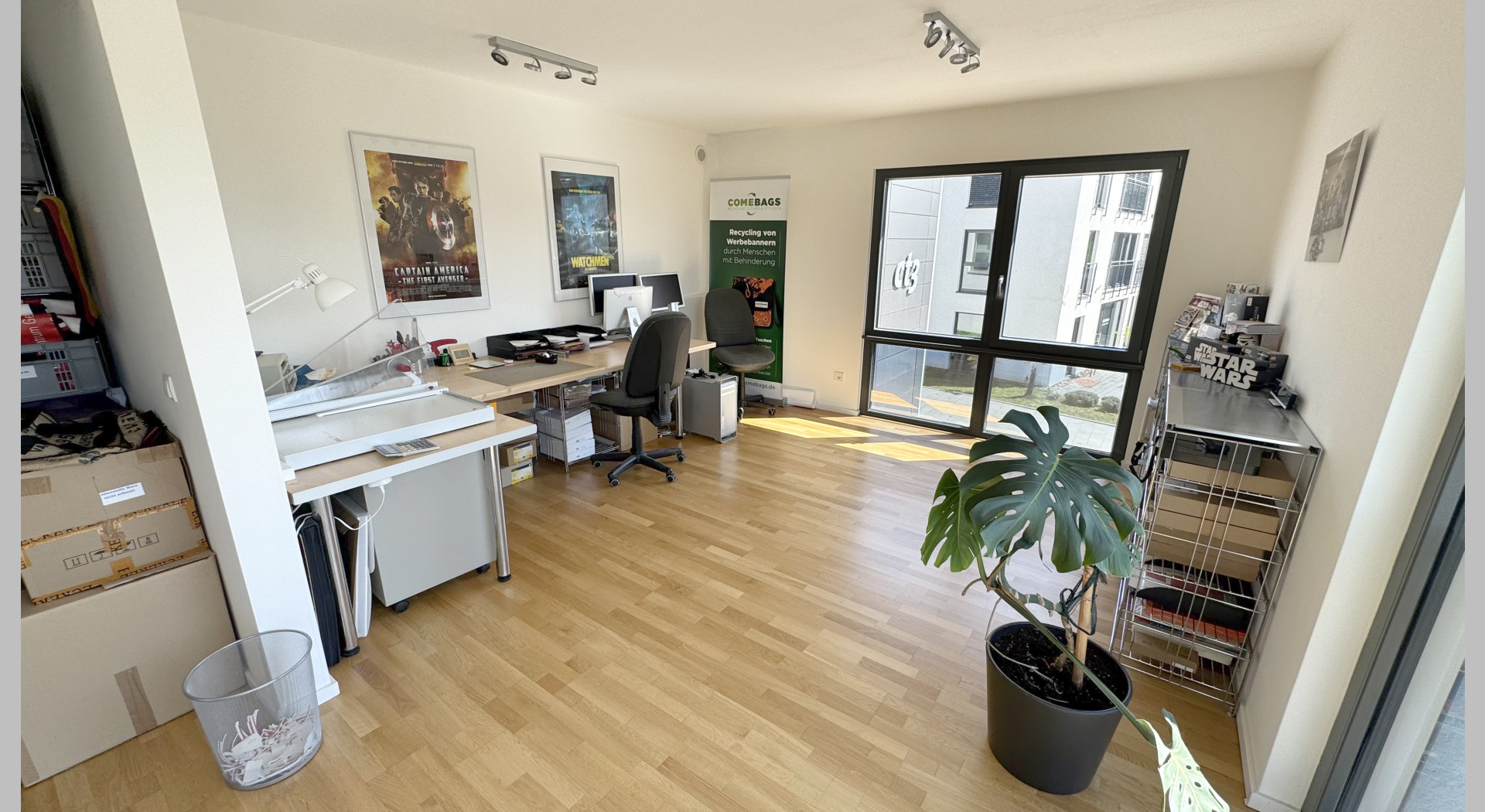Büro, oben