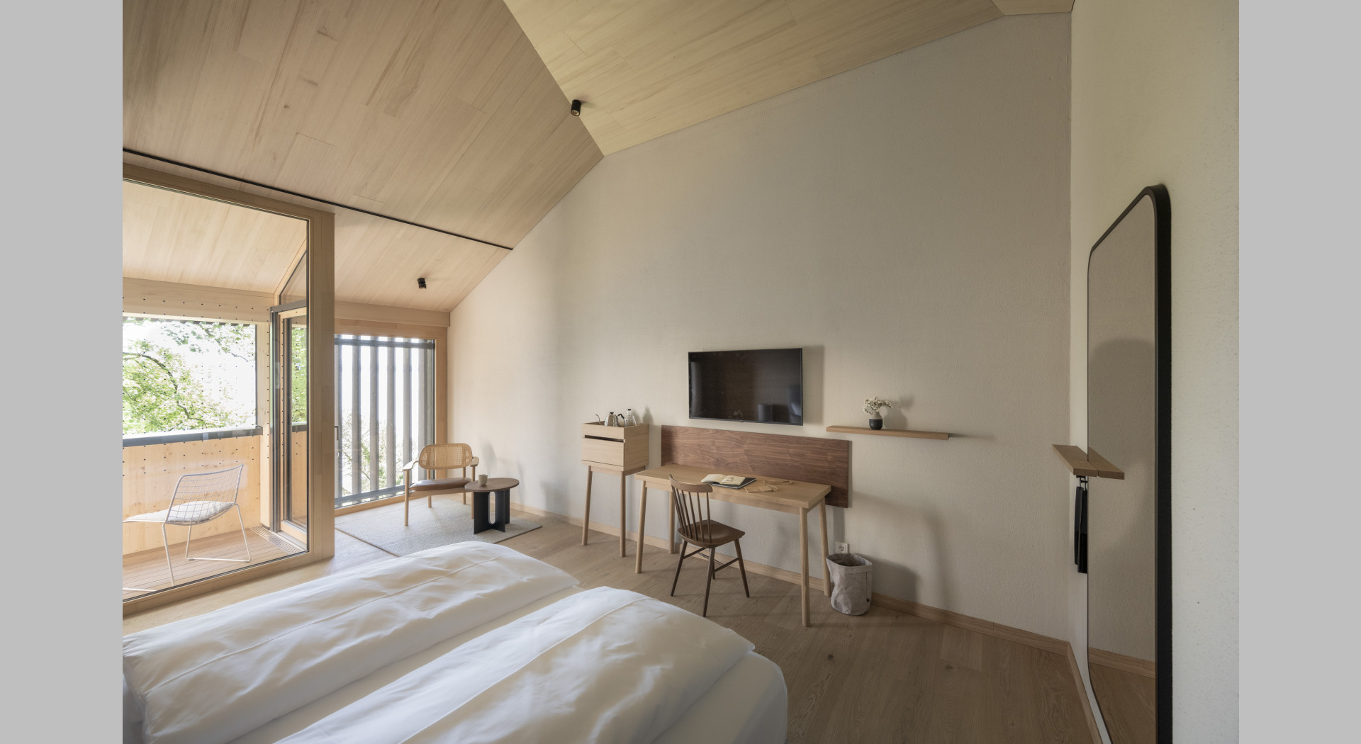 Beispiel Innenarchitektur Seegut Zeppelin Waldzimmer